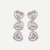 Radiant Illusion Heart Diamond Earrings