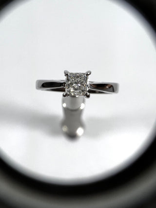 .50 Carats Princess Cut Diamond Ring
