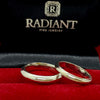 Classic White Gold Wedding Ring Set