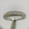 Three Layer Half Eternity Diamond Ring