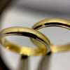 Classic Yellow Gold Wedding Ring Set