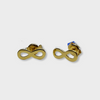 Infinity YellowGold Earrings