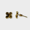 Clover Earrings in Yellow Gold Setting