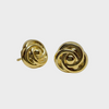 Rose Petal YellowGold Earrings