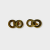 Double Knot Yellow Gold Earrings