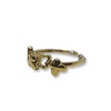Clover Leaf Yellow Gold Ring