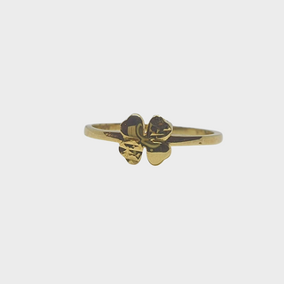 Fancy Clover Ring Small